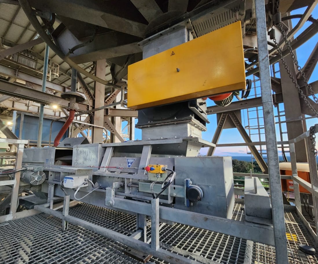 WÖHWA belt feeder installation